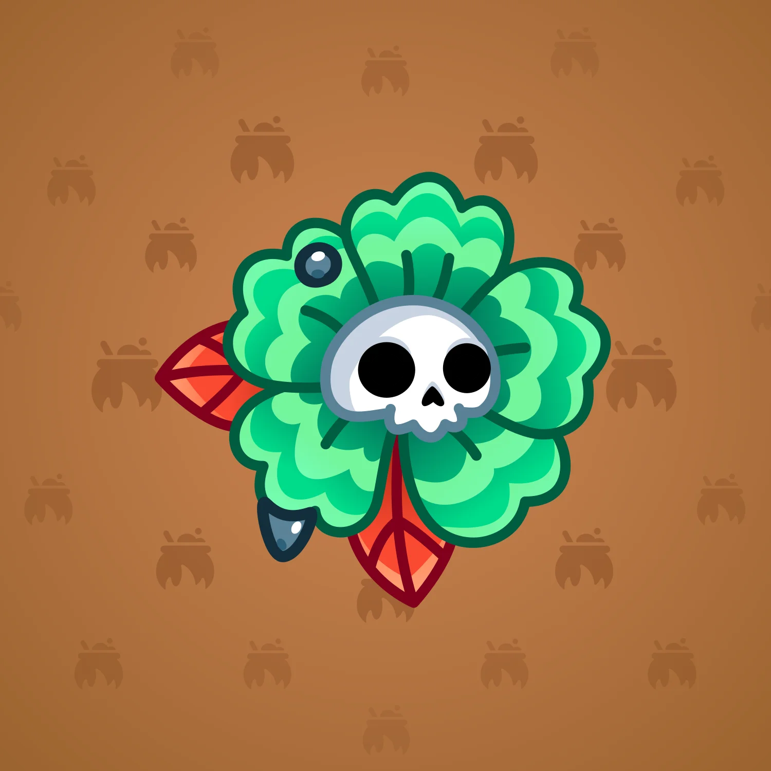 Skull Flower #4